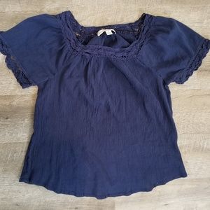 French Laundry Navy Top